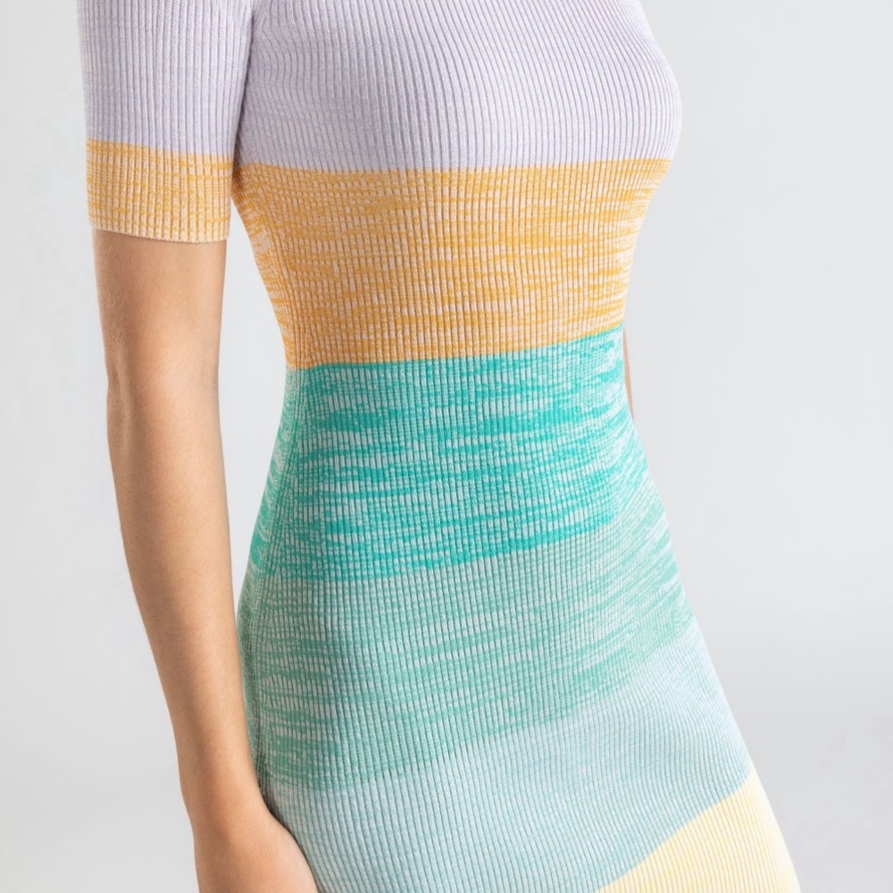 Shoshanna Multicolor Striped Dress